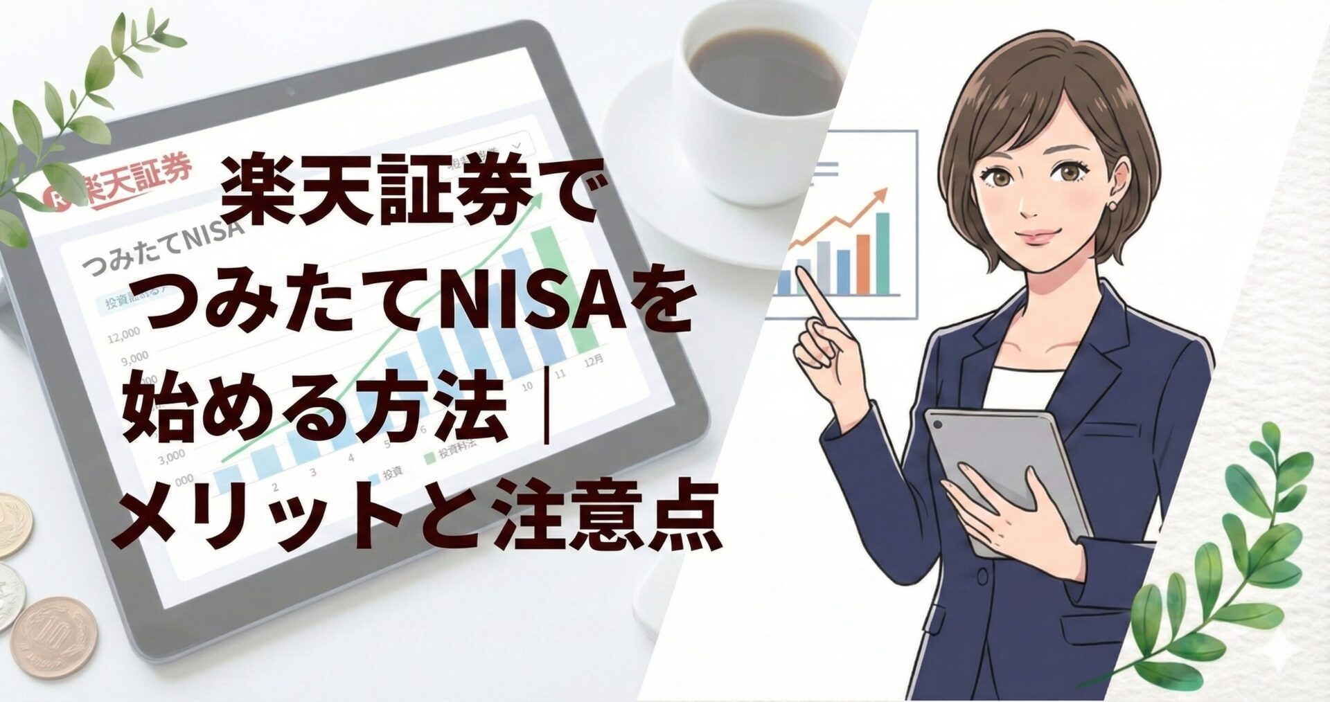 楽天証券でつみたてNISAを始める方法｜メリットと注意点 | 会社設立のミチシルベ