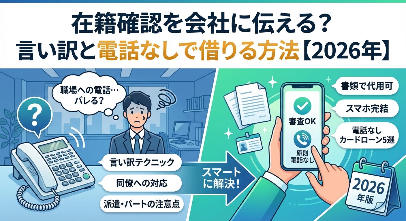 在籍確認を会社に伝える？言い訳と電話なしで借りる方法【2026年】 | 会社設立のミチシルベ