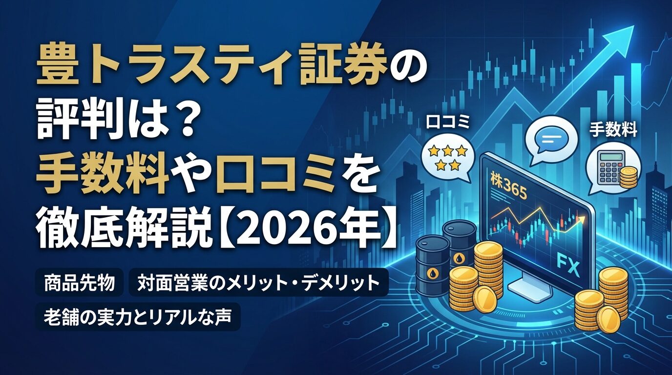 豊トラスティ証券の評判は？手数料や口コミを徹底解説【2026年】 | 会社設立のミチシルベ