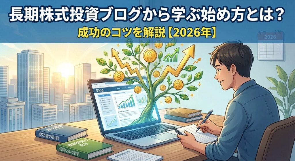 長期株式投資ブログから学ぶ始め方とは?成功のコツを解説【2026年】