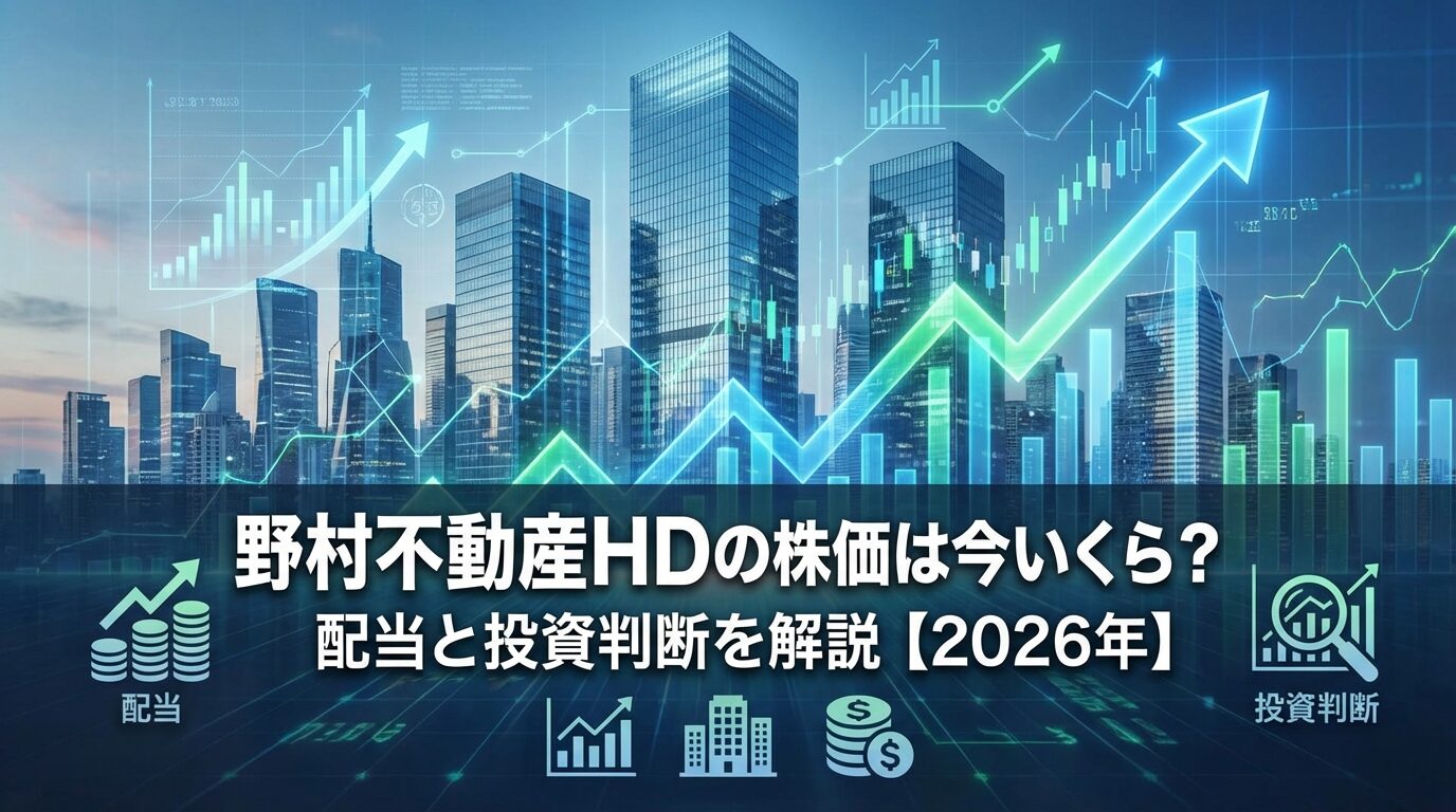 野村不動産HDの株価は今いくら？配当と投資判断を解説【2026年】 | 会社設立のミチシルベ