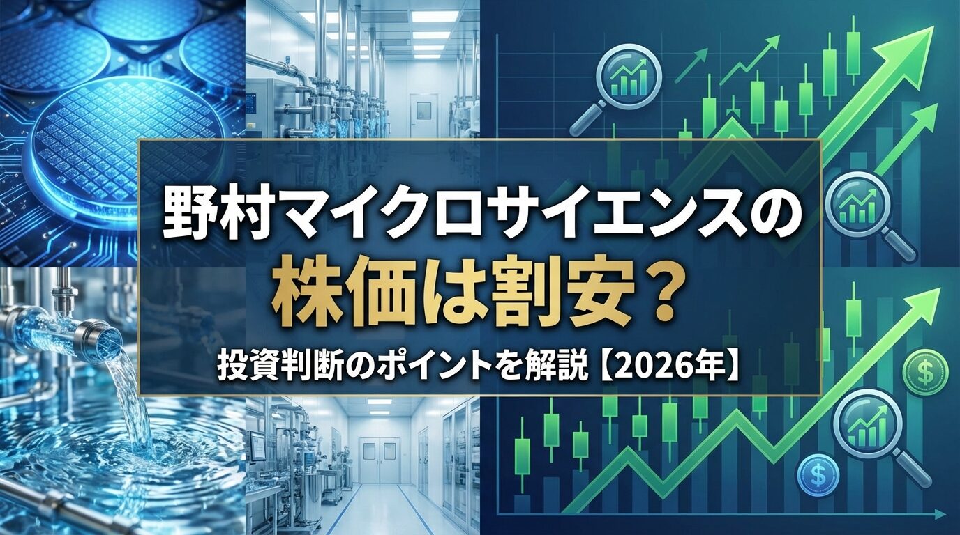 野村マイクロサイエンスの株価は割安？投資判断のポイントを解説【2026年】 | 会社設立のミチシルベ