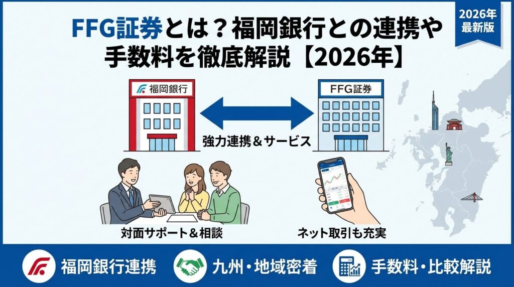 FFG証券とは?福岡銀行との連携や手数料を徹底解説【2026年】