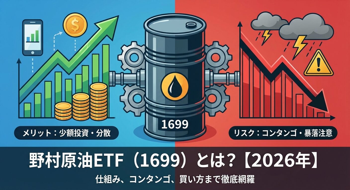 野村原油ETF（1699）とは？メリットとリスクを解説【2026年】 | 会社設立のミチシルベ