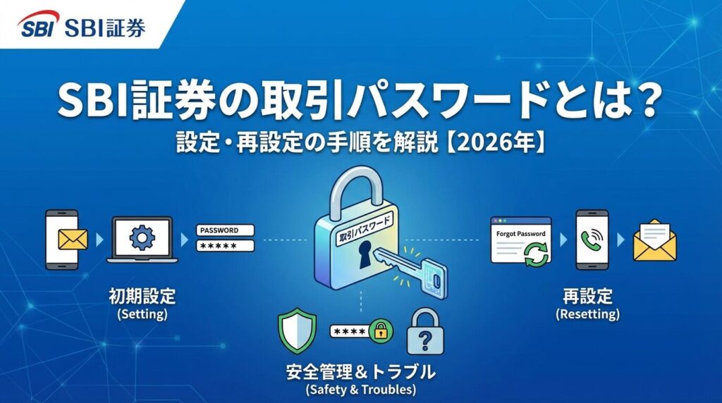 SBI証券の取引パスワードとは?設定・再設定の手順を解説【2026年】