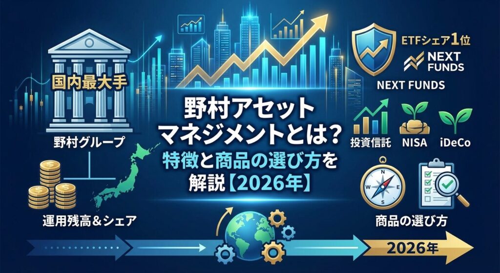 野村アセットマネジメントとは？特徴と商品の選び方を解説【2026年