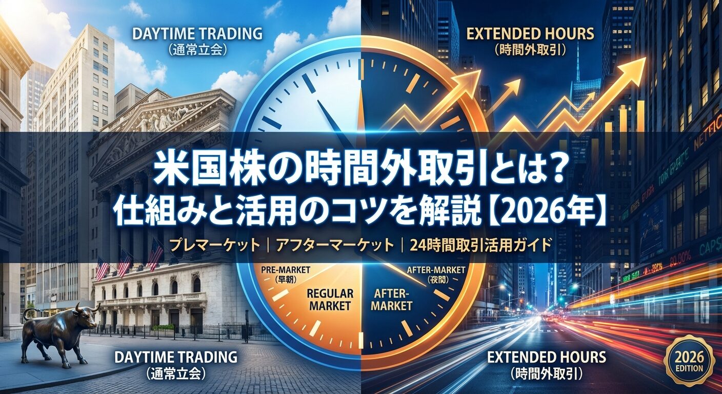 米国株の時間外取引とは？仕組みと活用のコツを解説【2026年】 | 会社設立のミチシルベ