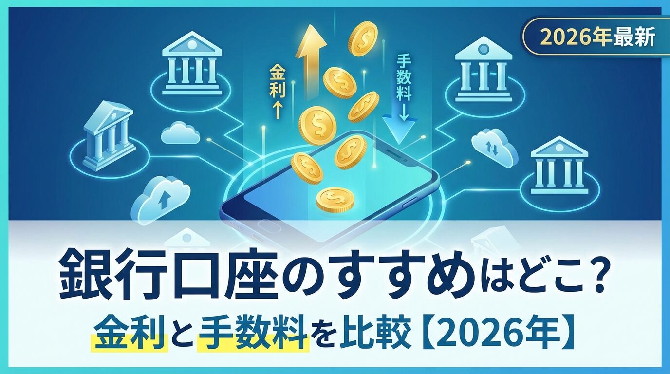 銀行口座のおすすめはどこ？金利と手数料を比較【2026年】 | 会社設立のミチシルベ