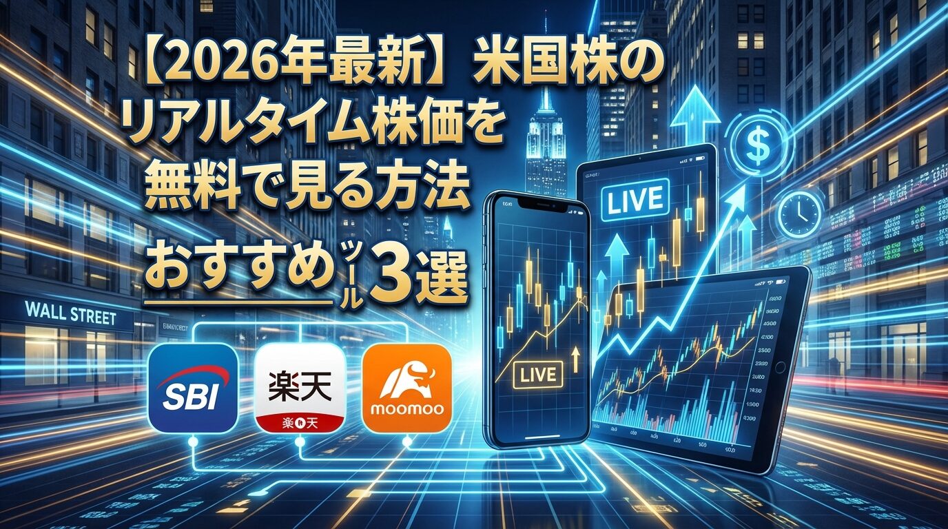 米国株のリアルタイム株価を無料で見る方法｜おすすめツール3選【2026年】 | 会社設立のミチシルベ