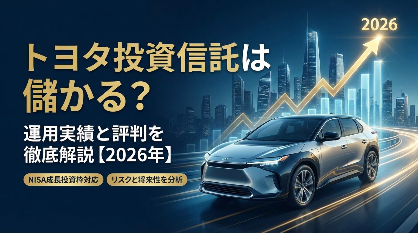 トヨタ投資信託は儲かる？運用実績と評判を徹底解説【2026年】 | 会社設立のミチシルベ