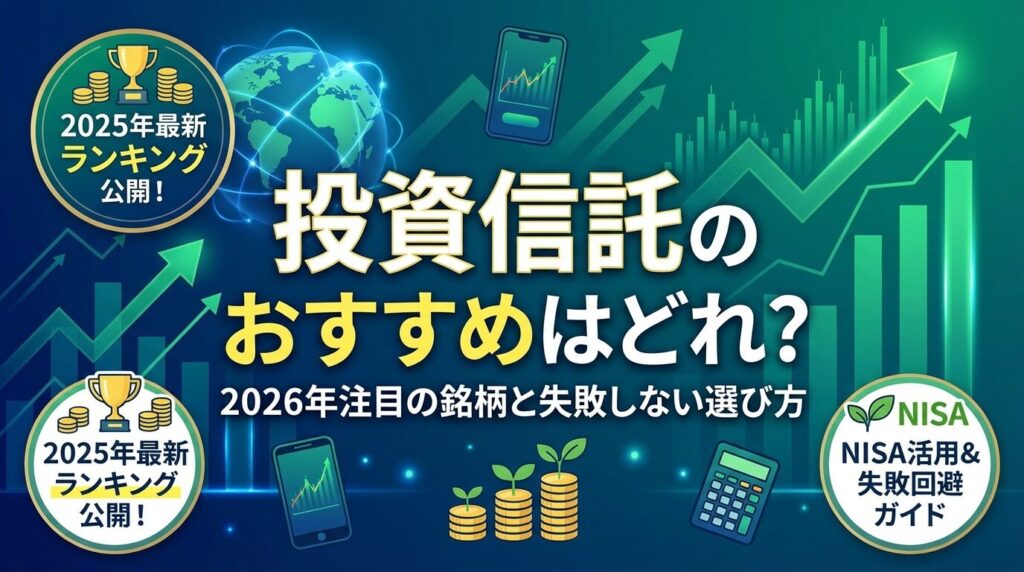投資信託のおすすめはどれ?2026年注目の銘柄と失敗しない選び方