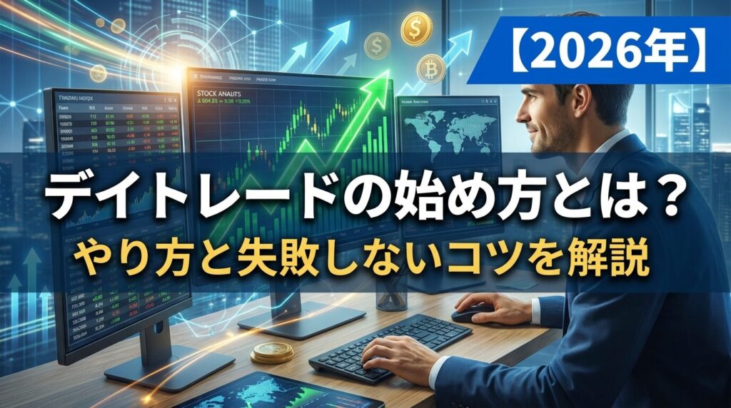デイトレードの始め方とは？やり方と失敗しないコツを解説【2026年