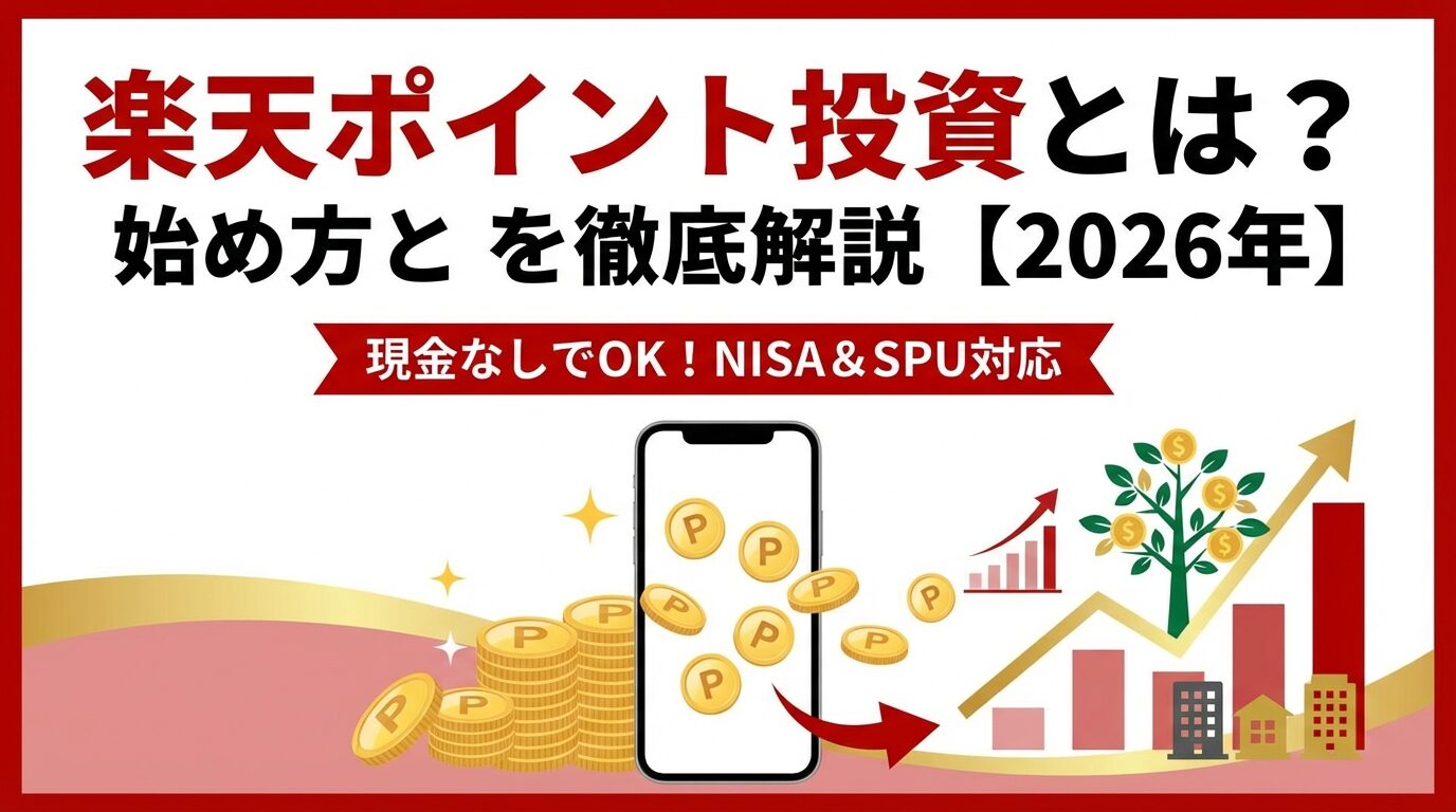 楽天ポイント投資とは？始め方とメリットを徹底解説【2026年】 | 会社設立のミチシルベ