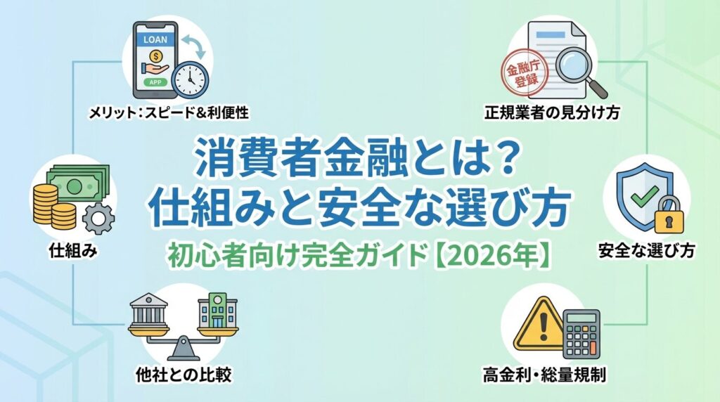 消費者金融とは?仕組みと安全な選び方|初心者向け完全ガイド【2026年】