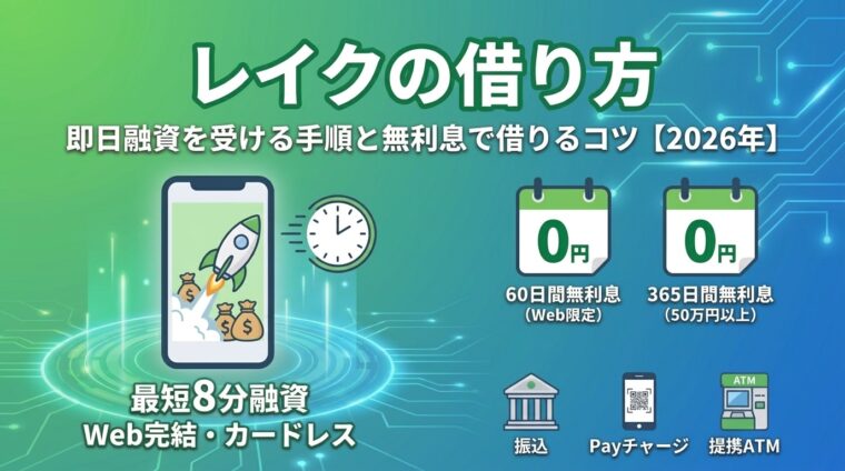 レイクの借り方