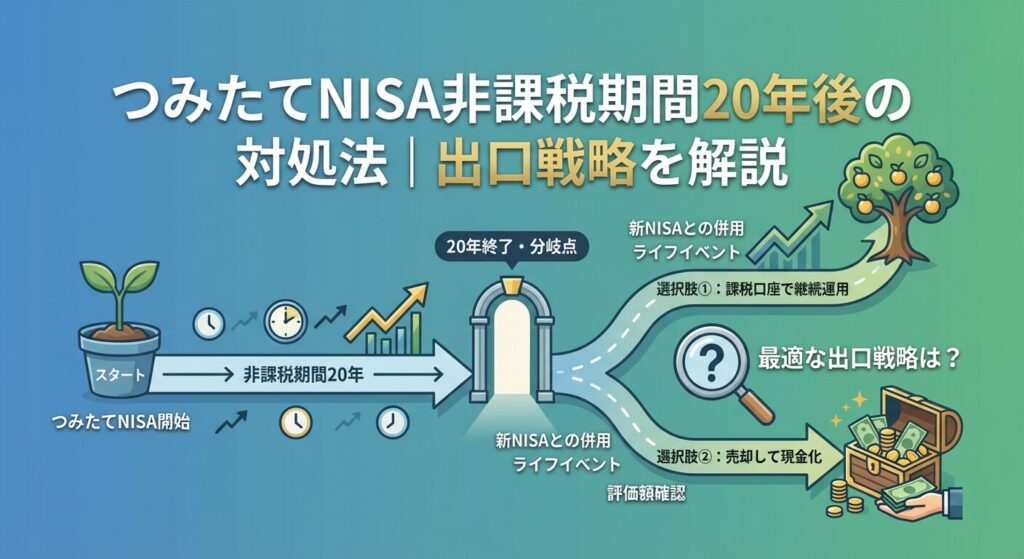 2月末までに引き取りして下さる方 つみたてNISA非課税期間20年後の対処法｜出口戦略を解説 | 会社設立の
