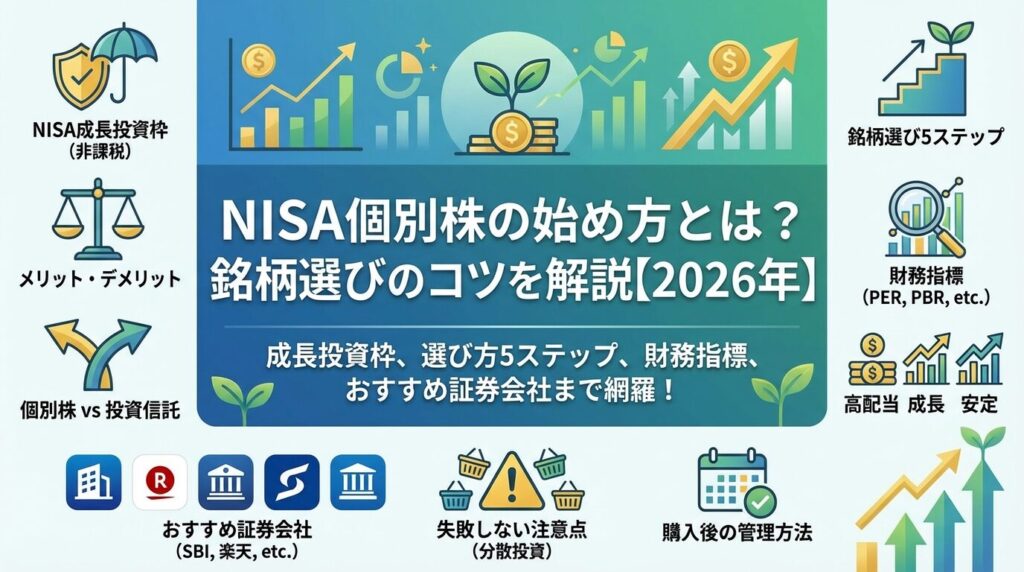 NISA個別株の始め方とは?銘柄選びのコツを解説【2026年】