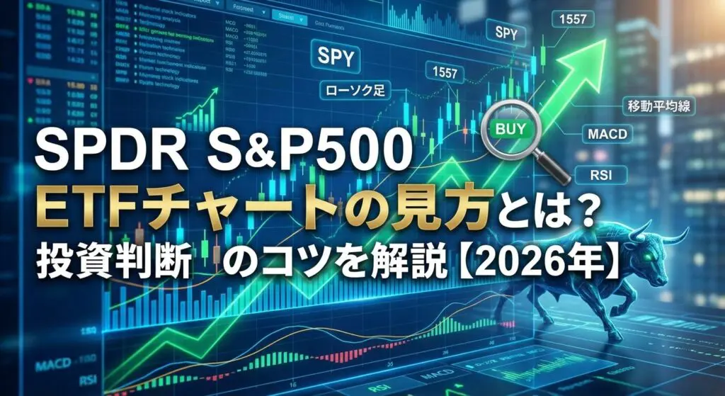 SPDR S&P500 ETFチャートの見方とは?投資判断のコツを解説【2026年】