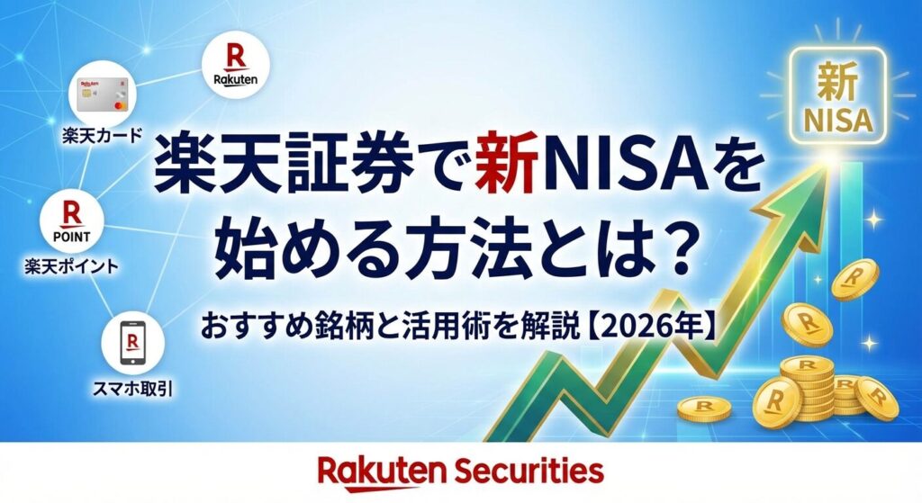 楽天証券で新NISAを始める方法とは?おすすめ銘柄と活用術を解説【2026年】