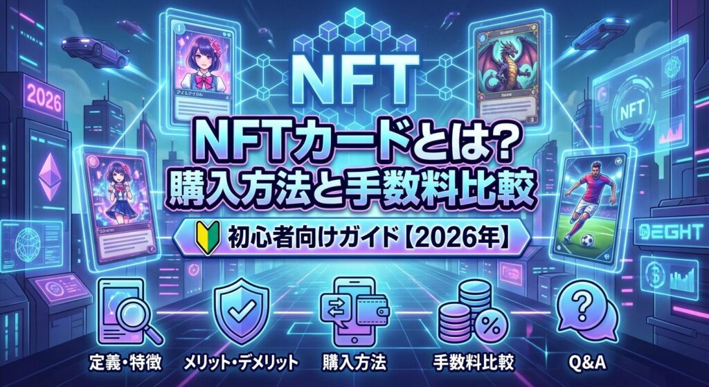 NFTカードとは?購入方法と手数料比較|初心者向けガイド【2026年】