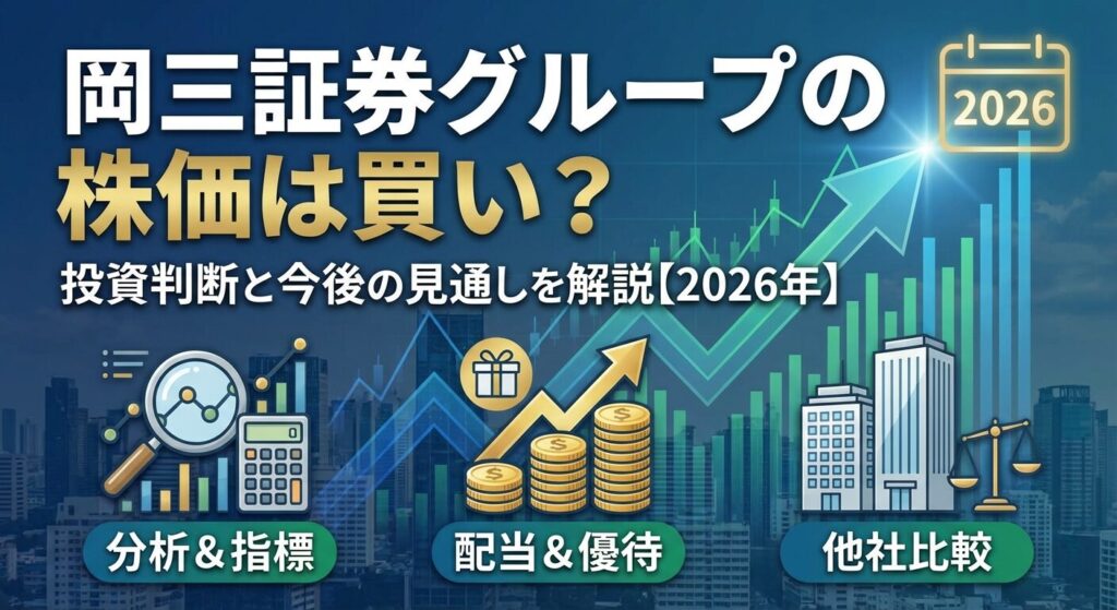 岡三証券グループの株価は買い?投資判断と今後の見通しを解説【2026年】