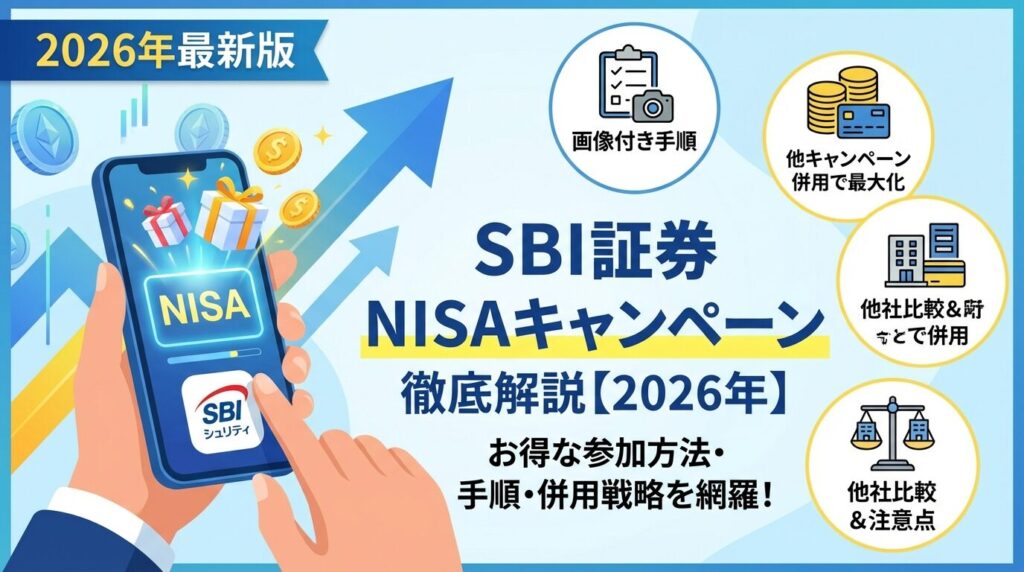 SBI証券のNISAキャンペーンとは?お得な参加方法を解説【2026年】