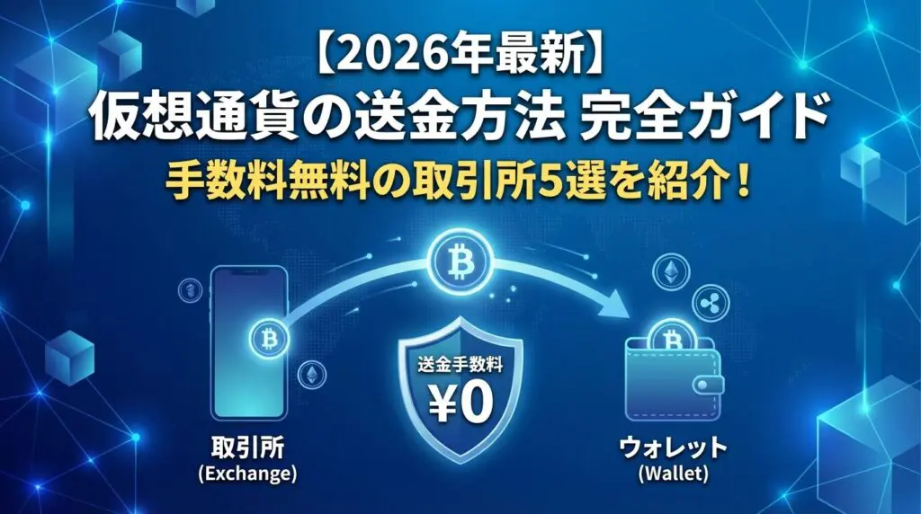 仮想通貨支払いOK iPhone 6s 話が早い方 仮想通貨の送金方法完全ガイド｜手数料無料の取引所6選【2026年最新