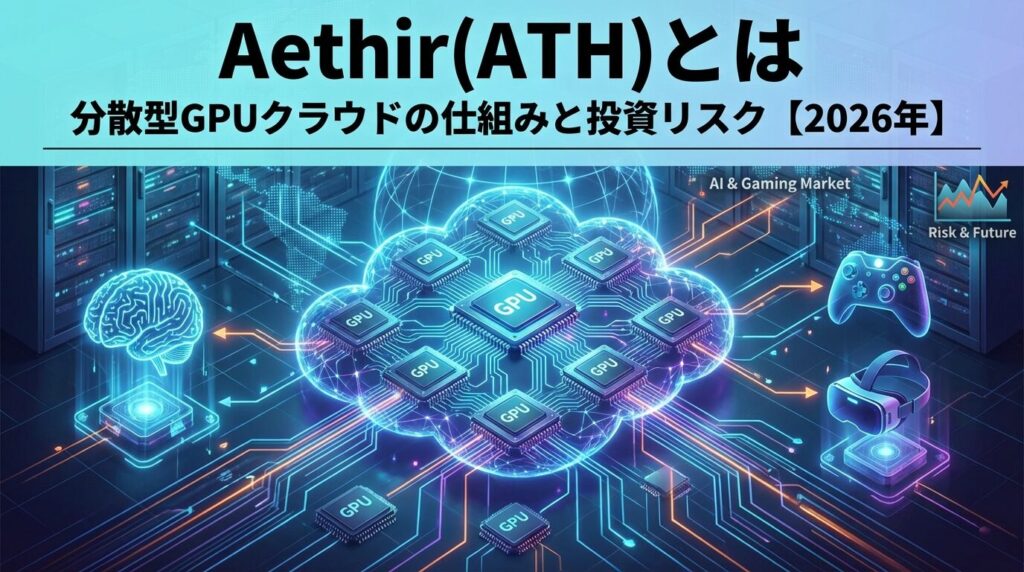 Aethir(ATH)とは|分散型GPUクラウドの仕組みと投資リスク【2026年】