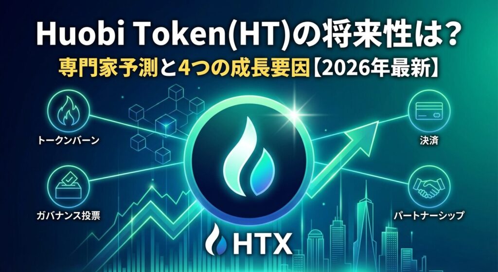 Huobi Token(HT)の将来性は?専門家予測と4つの成長要因【2026年最新】