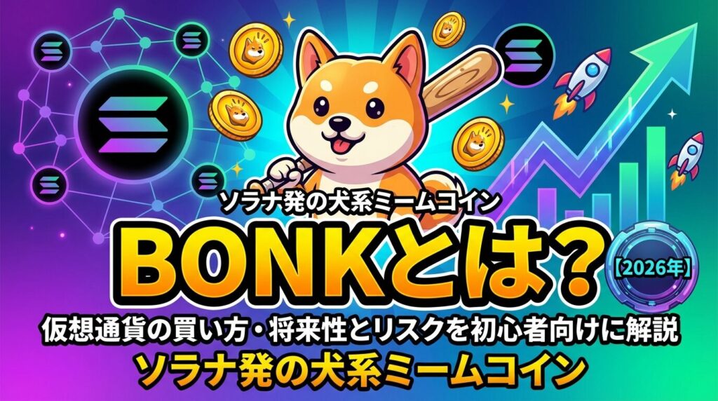 BONKとは?仮想通貨の買い方・将来性とリスクを初心者向けに解説【2026年】