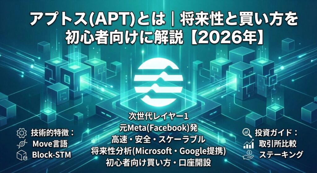 アプトス(APT)とは|将来性と買い方を初心者向けに解説【2026年】