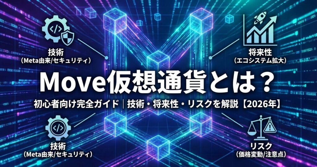 Move仮想通貨とは?初心者向け完全ガイド|技術・将来性・リスクを解説【2026年】