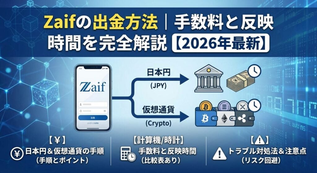 仮想通貨支払いOK iPhone 6s 話が早い方 Zaifの出金方法｜手数料と反映時間を完全解説【2026年最新】 | 会社
