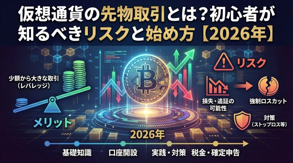 仮想通貨の先物取引とは?初心者が知るべきリスクと始め方【2026年】