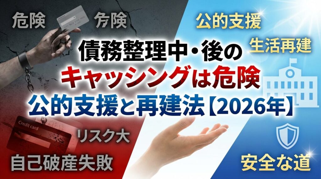 債務整理中・後のキャッシングは危険|公的支援と再建法【2026年】