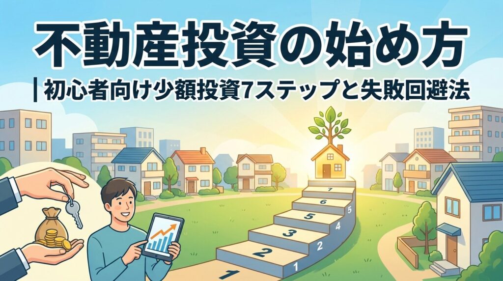 不動産投資の始め方|初心者向け少額投資7ステップと失敗回避法