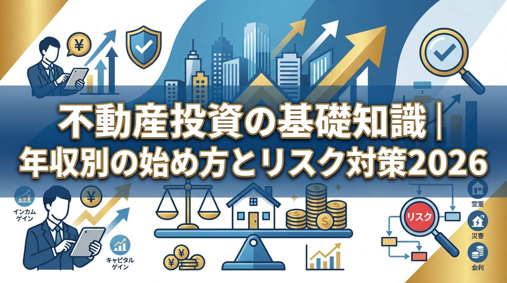 不動産投資の基礎知識|年収別の始め方とリスク対策2026