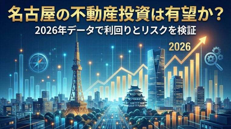名古屋の不動産投資は有望か?2026年データで利回りとリスクを検証