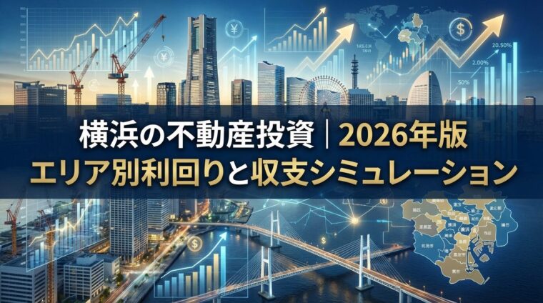 横浜の不動産投資|2026年版エリア別利回りと収支シミュレーション