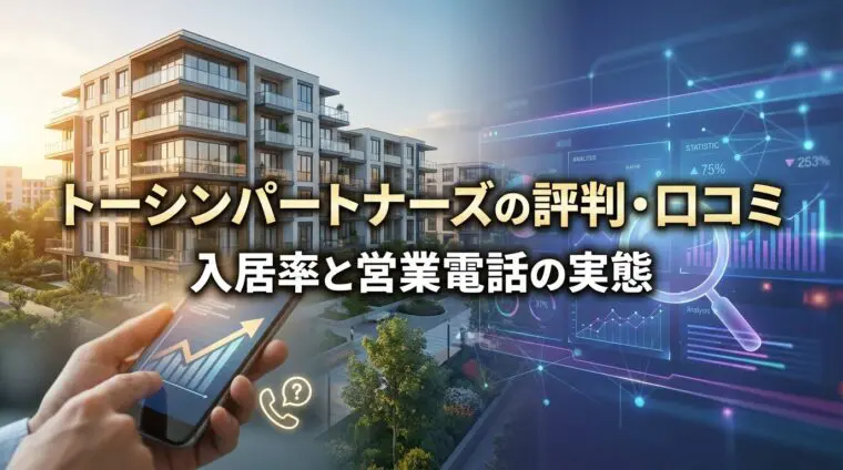 トーシンパートナーズの評判・口コミ|入居率と営業電話の実態