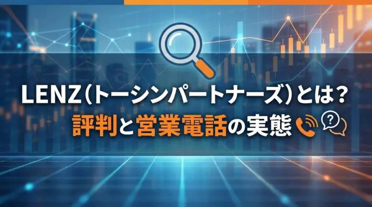 LENZ(トーシンパートナーズ)とは?評判と営業電話の実態