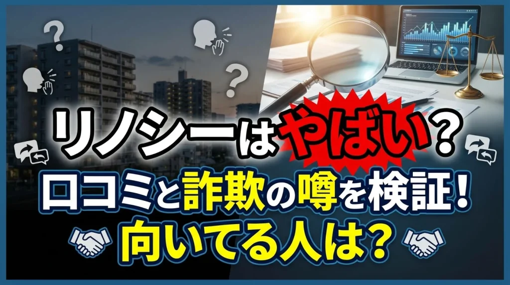 RENOSY(リノシー)はやばい?詐欺の噂と口コミを検証