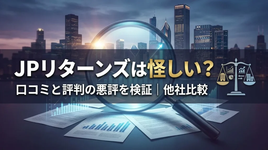 J.P.Returns(JPリターンズ)は怪しい?悪評の真相を検証