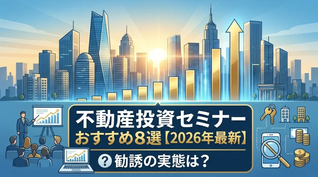 不動産投資セミナーおすすめ8選【2026年最新】勧誘の実態は?