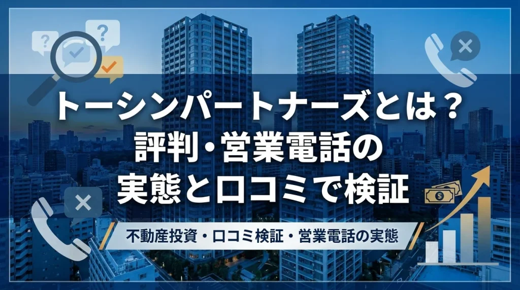トーシンパートナーズとは?会社概要と投資のしくみを解説